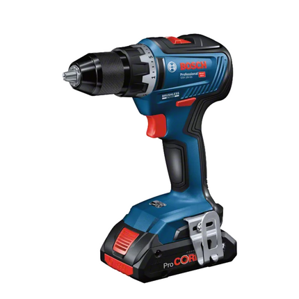 Perceuse-visseuse BOSCH GSR 18V-55 + 2 batteries - 18V + chargeur rapide 14,4V & 18V